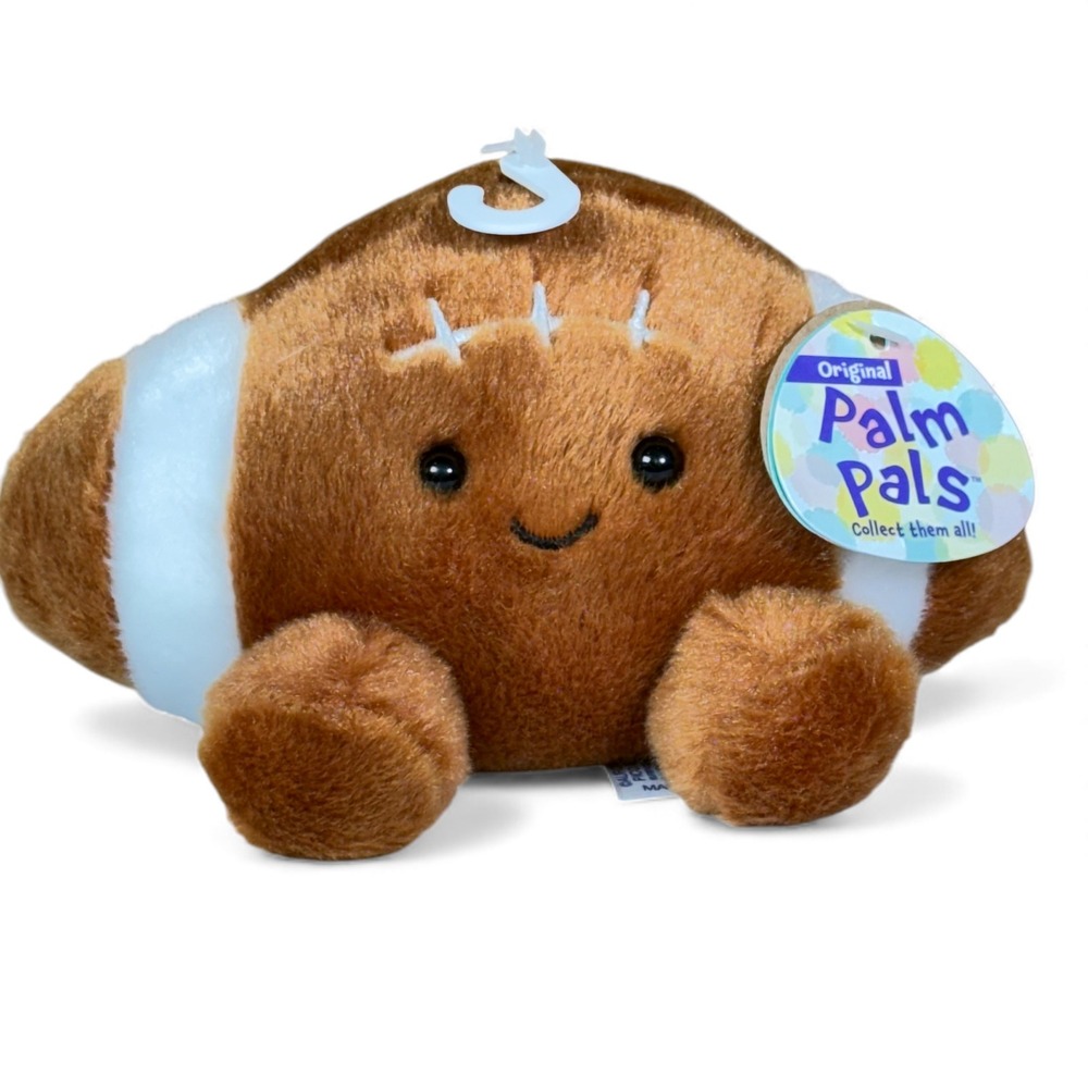 Palm Pals Tackle Football Plush 5" NWT Aurora Sports Collectible‎ Soft Beanbag